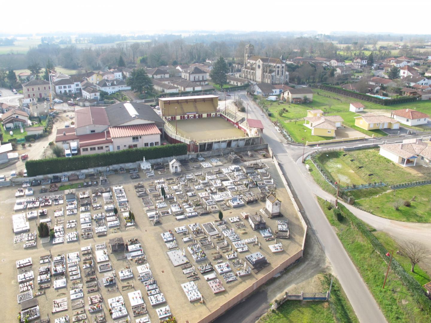 Vue aérienne de Souprosse